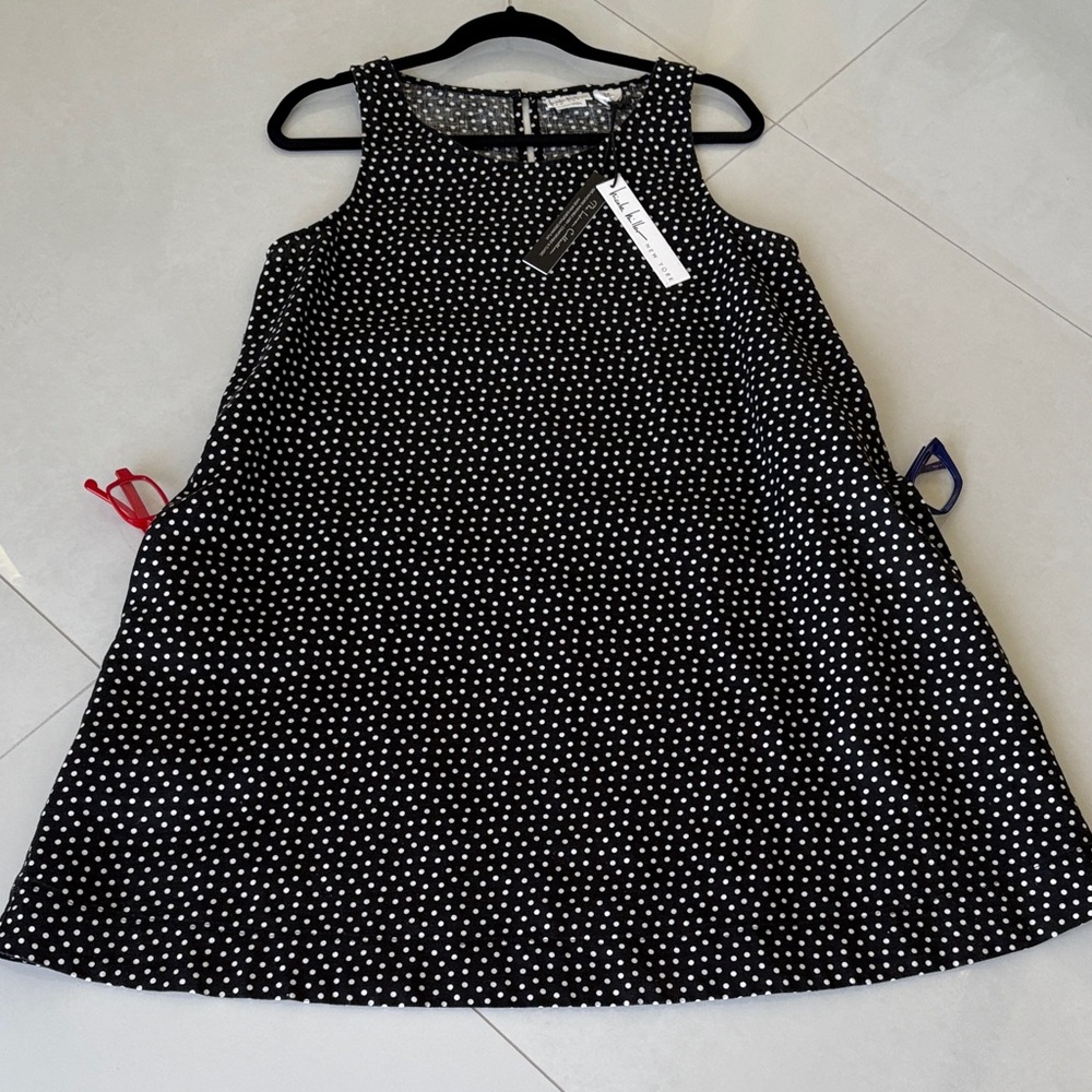 NWT Polka Dot Sleeveless Nicole Miller Dress